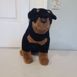 Vintage Douglas Cuddle Toys Rottweiler Realistic Dog Plush Stuffed Animal Toy 16